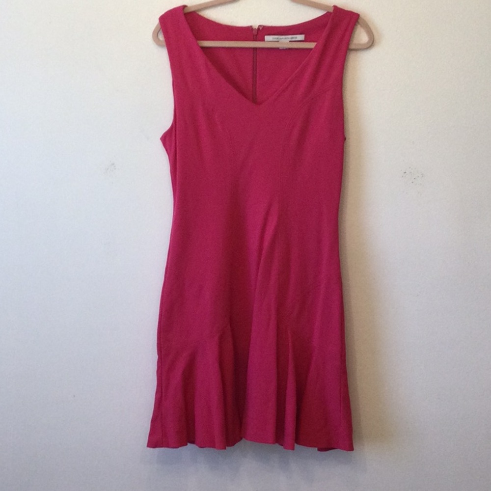 Diane von furstenberg pink dress